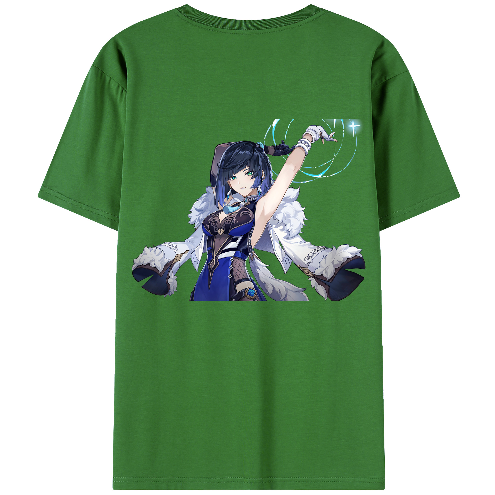 げんし神 夜兰 やらん genshin Yaran レディース半袖Tシャツ(バックプリント)